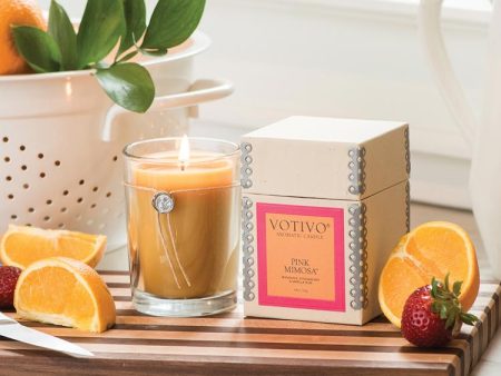 Votivo Pink Mimosa Candle Online Sale