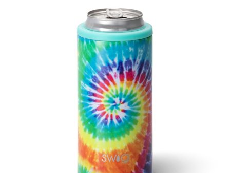 Swig Skinny Can Cooler Swirled Peace Discount