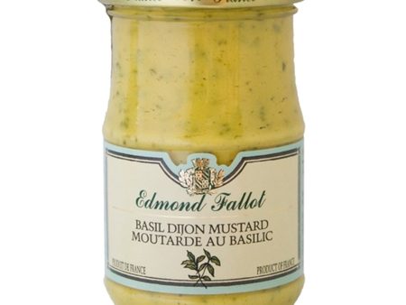 Edmond Fallot Basil Dijon Mustard For Discount