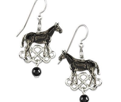 SF Black Beauty Horse Earring Online Sale