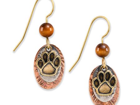 SF Paw Print Earring Online now