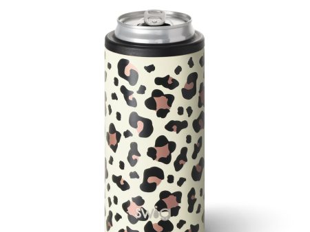 Swig Skinny Can Cooler Luxy Leopard Online now