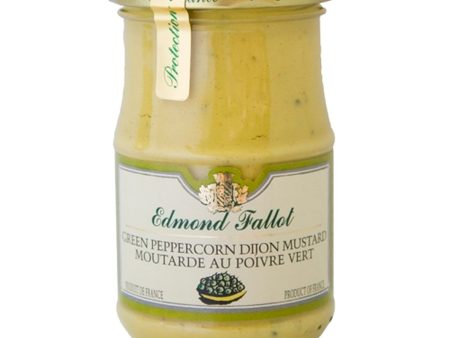 Edmond Fallot Green Peppercorn Dijon Mustard Hot on Sale