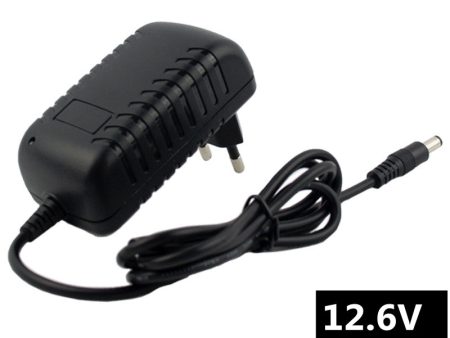 12.6V 2A 18650 lithium battery charger DC 5.5MM*2.1MM Portable Charger EU AU US UK Plug 12.6 v charger For Sale