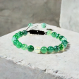 Green Agate Adjustable Rope Bracelet | Balance, Healing & Energy Alignment Online Sale