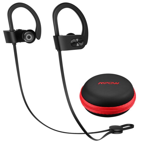 Mpow Flame IPX7 Waterproof Bluetooth 4.1 Headphones Noise Cancelling Earphone HiFi Stereo Wireless Sports Earbuds with Mic Case Online Sale