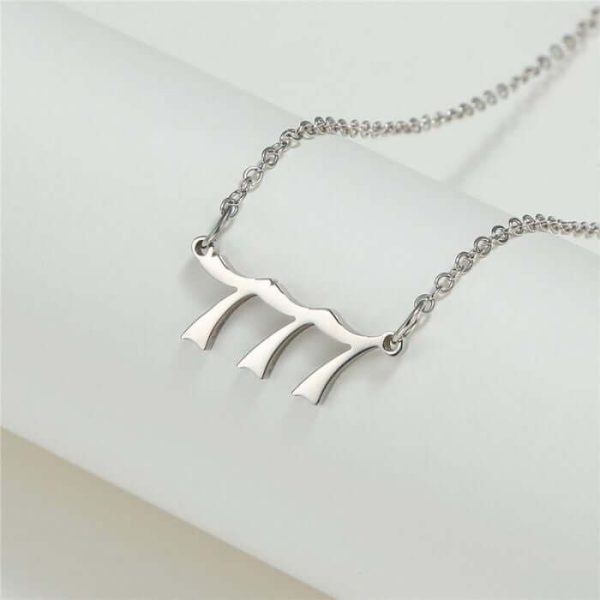 777 Stainless Steel Silver Necklace for Men & Women – Elegant 777 Jewelry by Ancient Infusions Discount