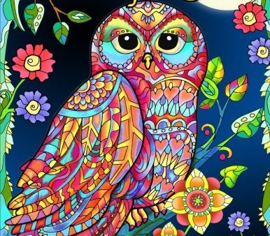 Wonderful Owls Coloring Book for Adults Online Sale