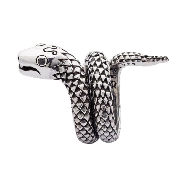 Sterling Silver Snake Ring Hot on Sale