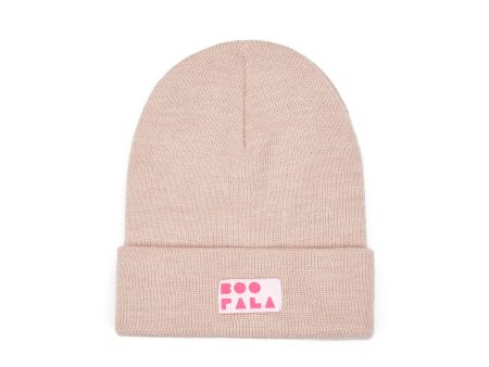 Unisex Boo Beanie Hat - Soft Pink Discount