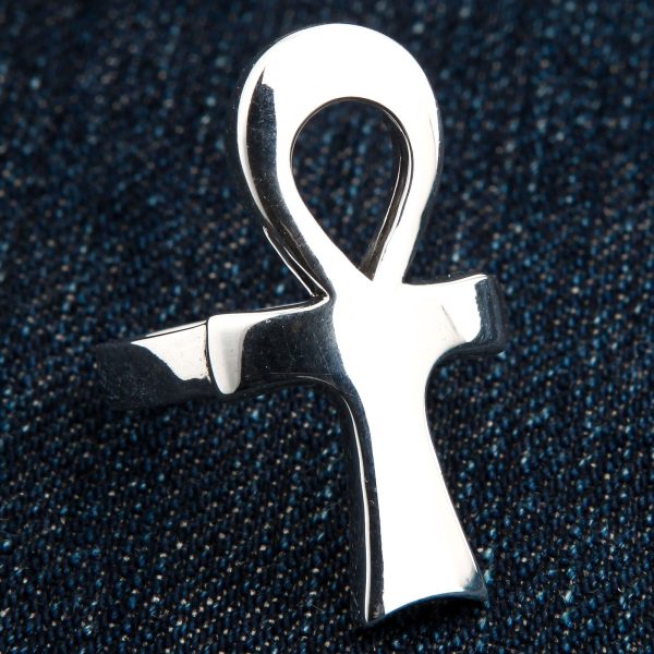 Ankh Sterling Silver Ring Cheap