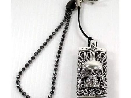 Silver Skull Flash Drive Pendant Keychain For Discount