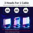 FPU 3m Magnetic Micro USB Cable For iPhone Samsung Android Mobile Phone Fast Charging USB Type C Cable Magnet Charger Wire Cord on Sale