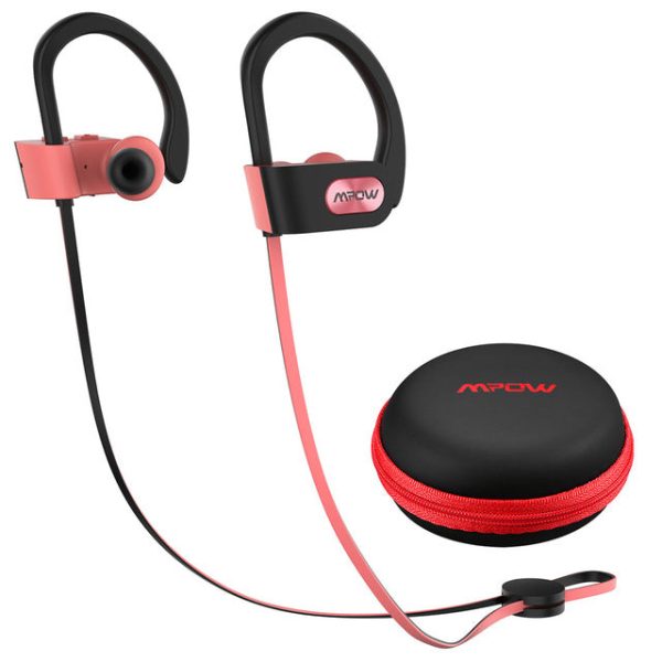 Mpow Flame IPX7 Waterproof Bluetooth 4.1 Headphones Noise Cancelling Earphone HiFi Stereo Wireless Sports Earbuds with Mic Case Online Sale