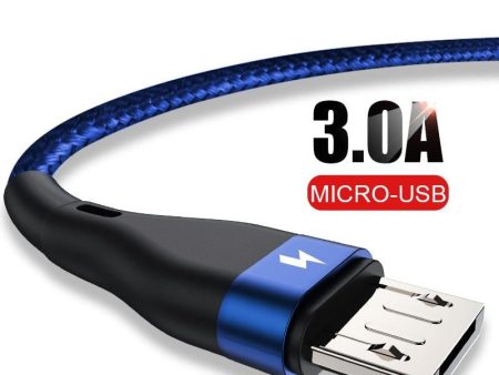 3A Fast Charging Micro USB Cable For Samsung S7 Xiaomi Redmi Note 5 Pro 4 Microusb Charger Cord Tablet Android Phone Micro Online Sale