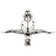 Buffalo Bull Skull Head Sterling Silver Biker Pendant Sale