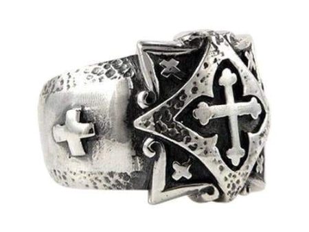 Celtic Cross 925 Sterling Silver Ring For Discount