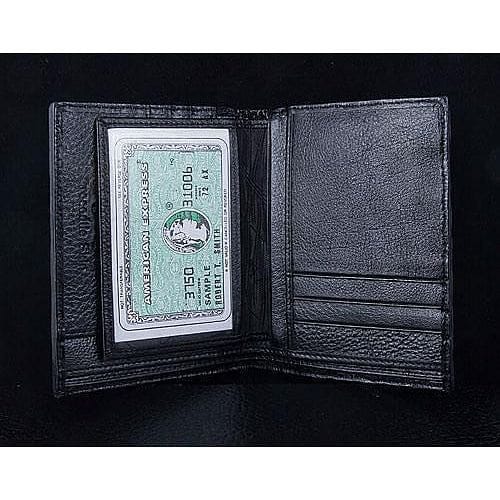 Black Backbone Crocodile Long Mens Wallet For Sale