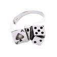 Ace Card Dice Sterling Silver Lucky Gamble Ring Discount