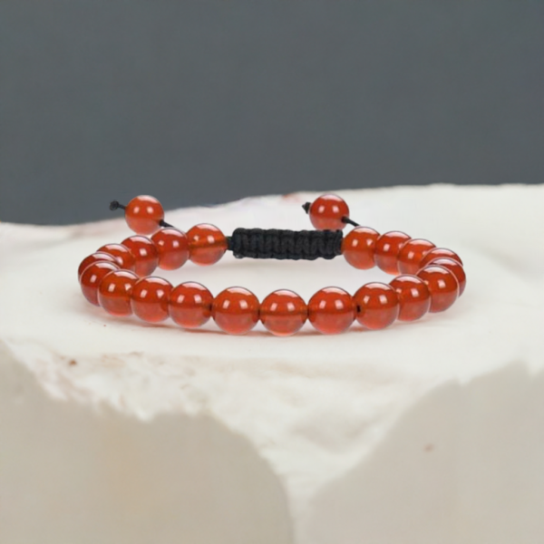 Carnelian Adjustable Rope Bracelet | Energy, Confidence & Motivation Online Hot Sale