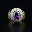 Amethyst Christian Crown Bishop Ring Online now