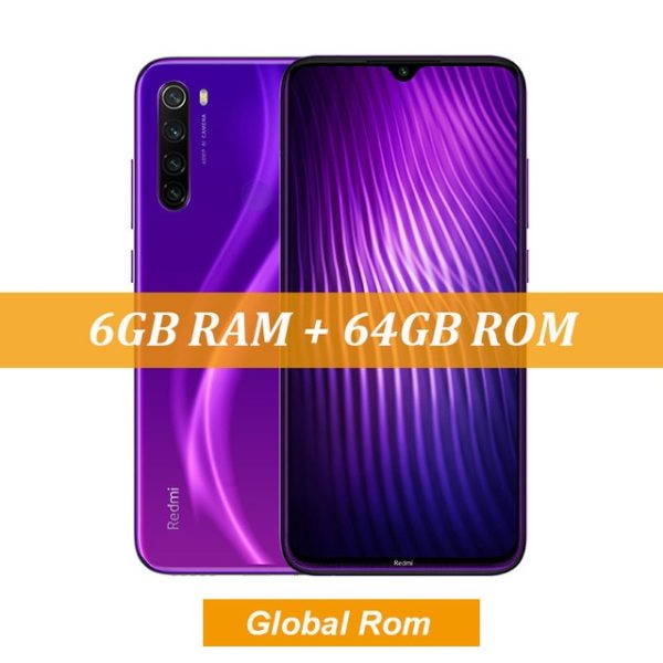 New Global ROM Xiaomi Redmi Note 8 4GB 64GB 48MP Quad Camera Smartphone Snapdragon 665 Octa Core 6.3  FHD Screen 4000mAh on Sale