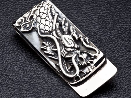 Engraved Dragon Sterling Silver Money Clip Sale