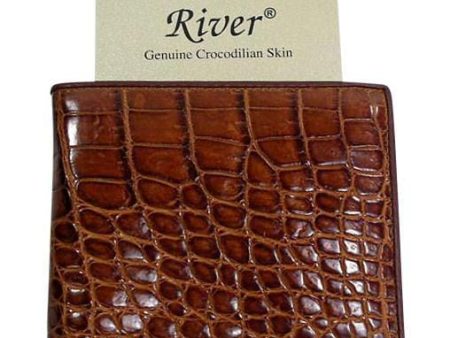 Cognac Crocodile Wallet Supply