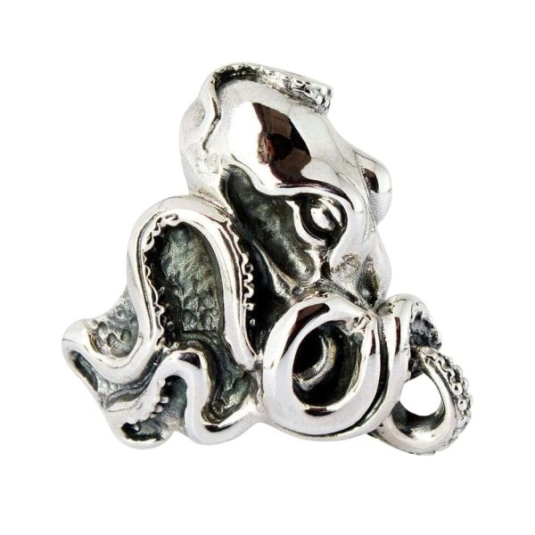 Big Octopus 925 Sterling Silver Men s Ring For Sale