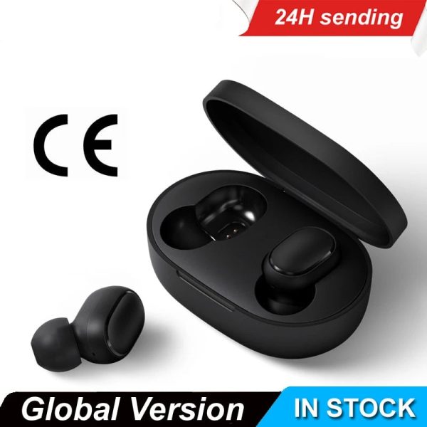 Instock Xiaomi Redmi Airdots Xiaomi Wireless earphone Voice control Bluetooth 5.0 Noise reduction Tap Control Hot on Sale