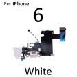 High Quality Charging Flex Cable For iPhone 4S 5 5S SE 6 6S Plus USB Charger Port Dock Connector With Mic Flex Cable Fashion