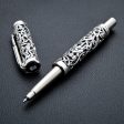 Erotic Carved Sterling Silver Pen Fashion