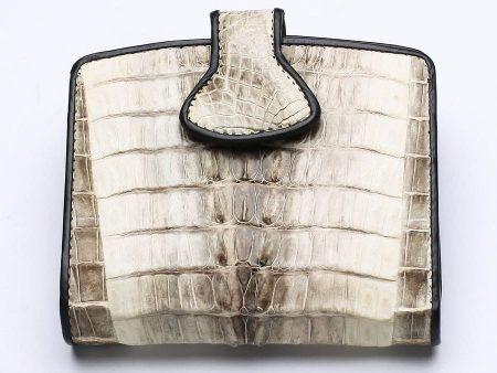 Twotone Crocodile Tail Skin Womens Wallets Sale