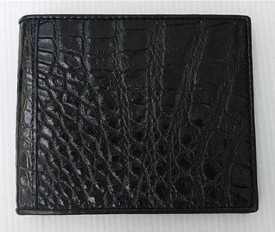 Black Belly Crocodile Skin Wallet Online now