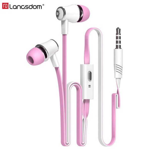 Langsdom Mijiaer JM21 In ear Earphones For Phone iPhone Huawei Xiaomi Headsets Wired Earphone Earbuds Earpiece fone de ouvido Discount