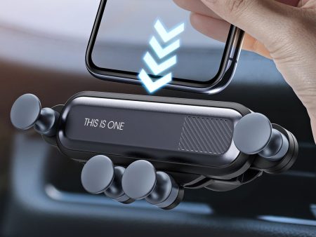 INIU Gravity Car Holder For Phone in Car Air Vent Clip Mount No Magnetic Mobile Phone Holder GPS Stand For iPhone XS MAX Xiaomi Cheap