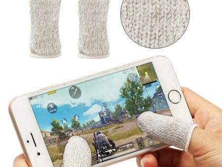 1 Pair PUBG Mobile Finger Stall Sensitive Game Controller Sweatproof Breathable Finger Cots Accessories for Iphone Adnroid Discount