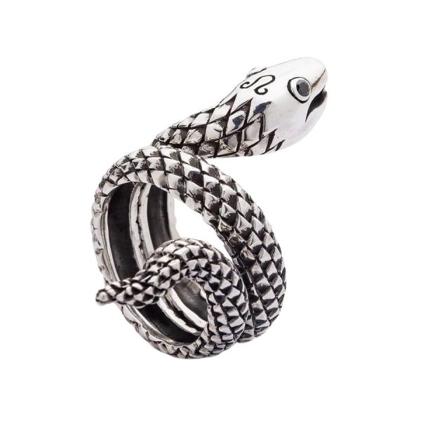 Sterling Silver Snake Ring Hot on Sale