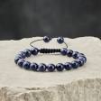 Blue Goldstone Adjustable Rope Bracelet | Ambition, Protection & Style Sale