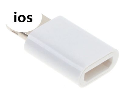 1pc Connector Male to Micro USB Female Adapter Charging Converter Adapter For iPhone Discount