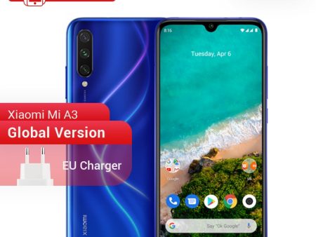 Global Version Xiaomi Mi A3 MiA3 4GB 64GB Mobile Phone Snapdragon 665 48MP Triple Cameras 32MP Front Camera 6.088 AMOLED Display For Discount