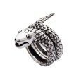 Sterling Silver Snake Ring Hot on Sale