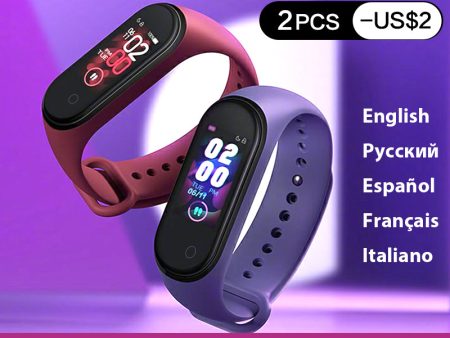 In Stock Original Xiaomi Mi Band 4 Smart Miband 3 Color Screen Bracelet Heart Rate Fitness Music Bluetooth 50M Waterproof Band4 For Sale