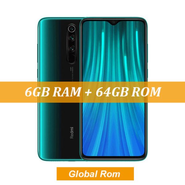 Global ROM Xiaomi Redmi Note 8 Pro 6GB 64GB 64 MP Quad Cameras MTK Helio G90T Smartphone 6.53   FHD+ 4500mAh 18W QC 3.0 For Cheap