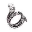 Sterling Silver Snake Ring Hot on Sale