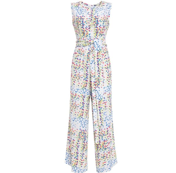 Multi Dots Jumpsuit Cheap