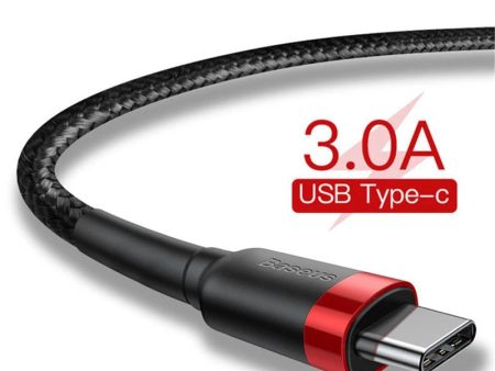 Baseus USB Type C Cable for xiaomi redmi k20 pro USB C Mobile Phone Cable Fast Charging Type C Cable for USB Type-C Devices Online