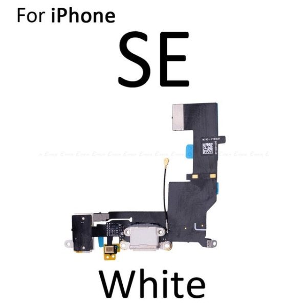 High Quality Charging Flex Cable For iPhone 4S 5 5S SE 6 6S Plus USB Charger Port Dock Connector With Mic Flex Cable Fashion