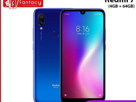 Global Rom Xiaomi Redmi 7 4GB RAM 64GB ROM Snapdragon 632 Octa Core 12MP Dual AI Camera Mobile Phone 4000mAh Large Battery For Sale