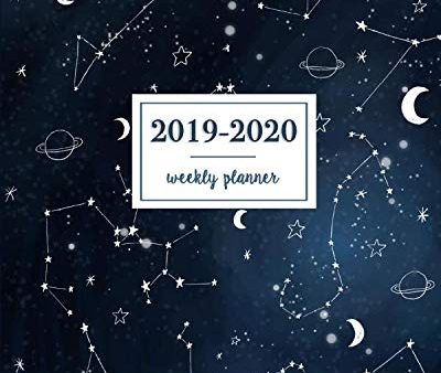 2019-2020 Weekly Planner: Galaxy Constellations Blue Sky. Weekly and Monthly Standard Professional Calendar | 1 July 2019 - 31 December 2020 For Cheap